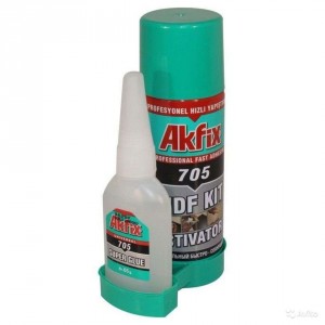 клей Akfix 705*200 двухкомпонентный универсальный 